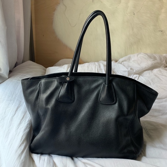 Classic Black & Silver Prada Purse - Picture 4 of 5